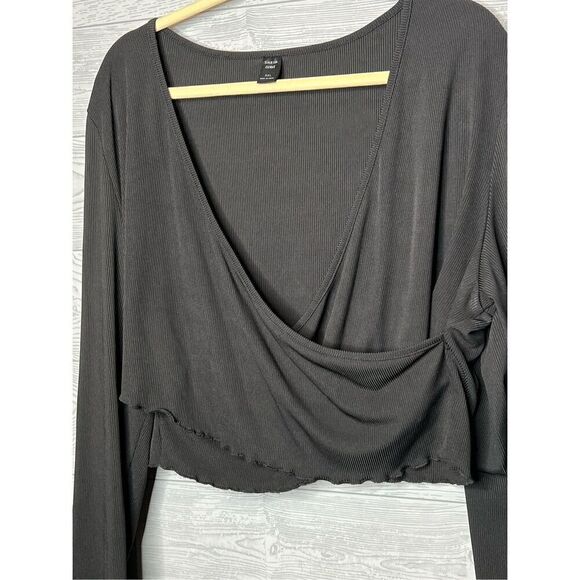 Black ribbed 2-pc set - Picture 4 of 8